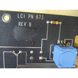 LCI 674 Circuit Board Assembly 673 - Used