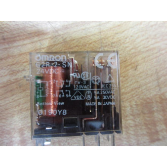 Omron G2R-2-SN-24V Relay G2R-2-SN24V DC Coil 24VDC - New No Box