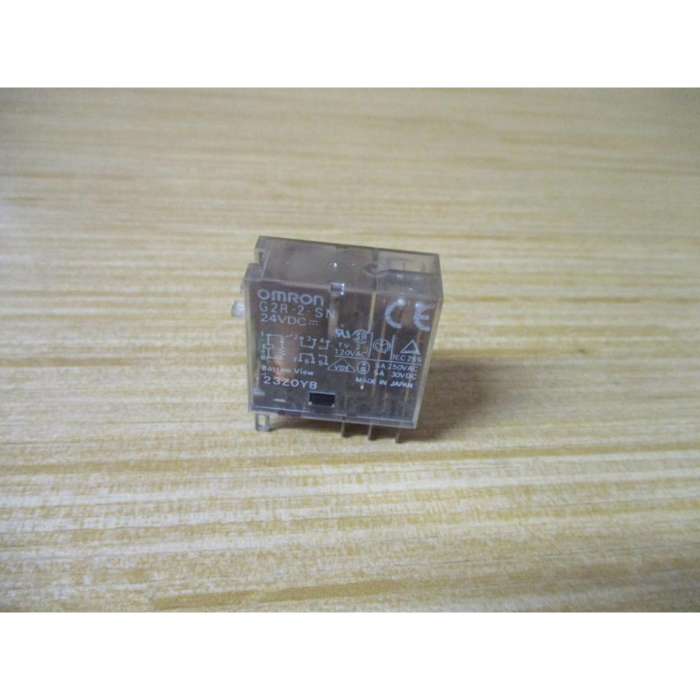 Omron G2R-2-SN-24V DC Relay G2R-2-SN24VDC - Used