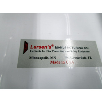 Larsons Fire Extinguisher Cabinet