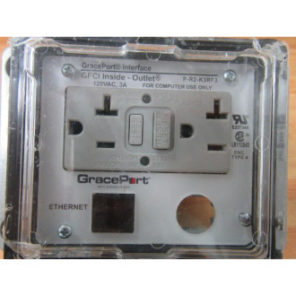 GracePort P-R2-K3RF3 GFCI Inside-Outlet PR2K3RF3