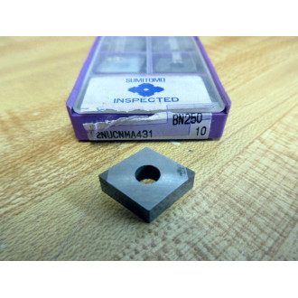 Sumitomo 2NUCNMA431 BN250 Turning Insert 2NU-CNMA120404 (Pack of 5)