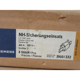 Siemens 3NA1 332 L.V. HRC Fuse 3NA1332 (Pack of 3)