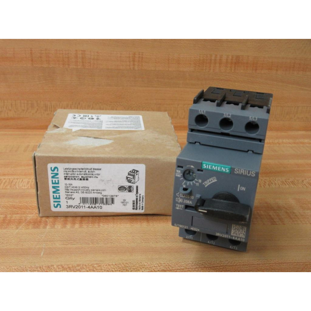 Siemens 3RV2011-4AA10 10-16A Circuit Breaker 3RV20114AA10