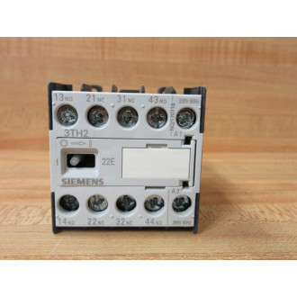 Siemens 3TH2022-0AM0 Contactor 3TH20220AM0