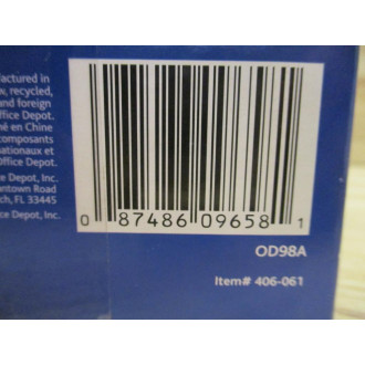 Office Depot 406-061 Laser Toner Cartridge 92298A