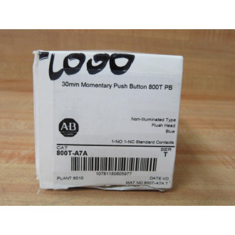 Allen Bradley 800T-A7A Button 800TA7A Blue w800T-XA