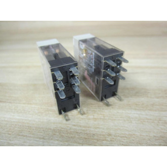 Omron G2R-2-S(S) 24V Relay G2R-2-S(S)24V AC Coil 24VAC (Pack of 2) - New No Box