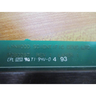 Lynwood Scientific PCB0267 Circuit Board - Used