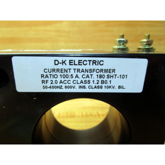 D-K Electric 180 SHT-101 Current Transformer Kit 180SHT101