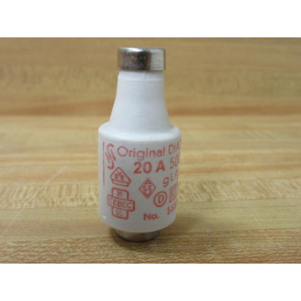 Siemens 5SB27 Bottle Fuse 20A-500V (Pack of 18) - New No Box