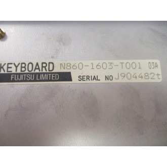 Fujitsu N860-1603-T001 Keyboard N8601603T001 - Used