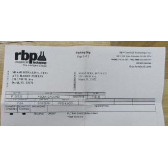 RBP Chemical Technology UR007 Cut Bar (Pack of 89)