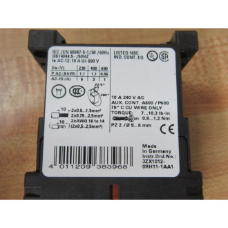 Siemens 3RH1122-1AM20 Contactor 3RH11221AM20 - New No Box