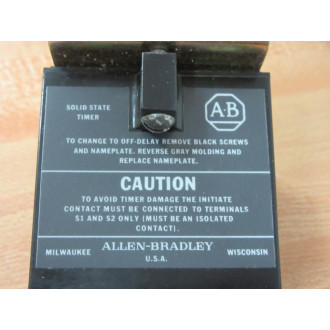 Allen Bradley 852S-C Solid State Timing Relay 852SC Series G