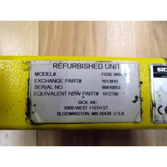 Sick Optic FGSE 900-211 Light Curtain Receiver 1 012 786 - Refurbished