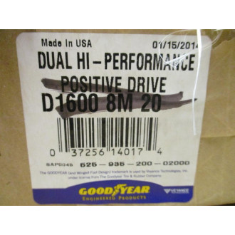 Goodyear D1600 8M 20 Timing Belt D16008M20