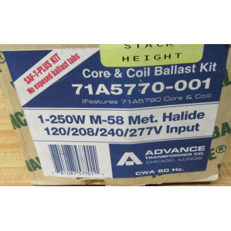 Advance 71A5770-001 Ballast Kit 71A5770001