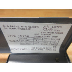 Honeywell T675A-1417 Thermostat T675A - New No Box