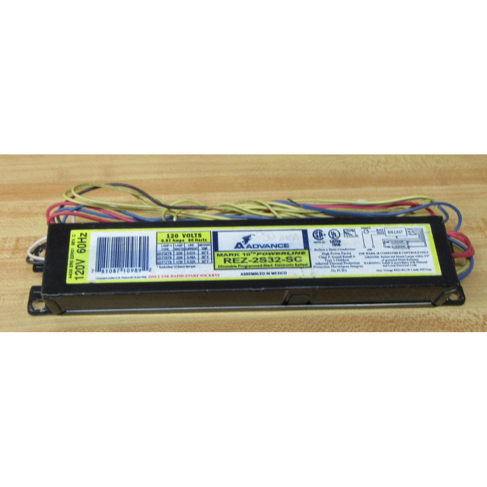 Advance REZ-2S32-SC Ballast REZ2S32SC - New No Box