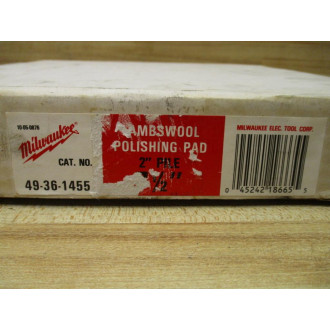 Milwaukee 49-36-1455 Lambswool Polishing Pad 49361455 Milwaukee 49-36-1455 Lambswool Polishing Pad 49361455