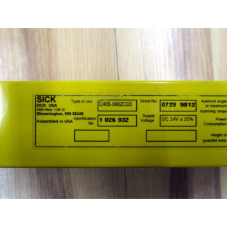 Sick C40S-0902C120 Light Curtain 1 026 932 - New No Box