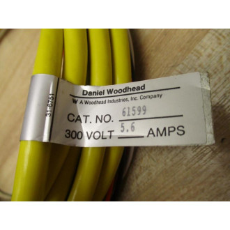 Daniel Woodhead 61599 Cordset W Mini-Change Receptacle 41310 - New No Box