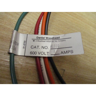 Daniel Woodhead 61599 Cordset W Mini-Change Receptacle 41310 - New No Box