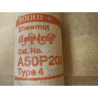 GouldShawmut A50P200 Amp-Trap Type 4 Fuse Tested (Pack of 8) - Used