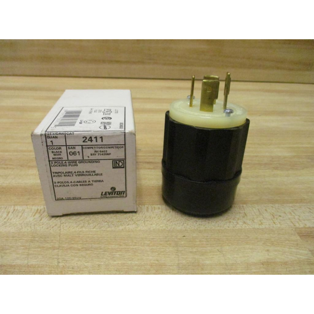 Leviton 2411 Locking Plug Leviton 2411 Locking Plug