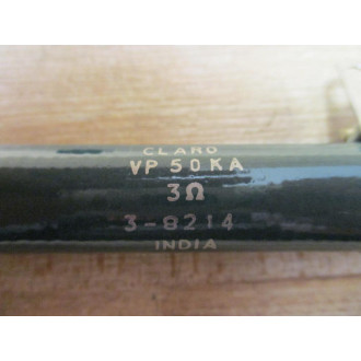 Clarostat VP-50-KA Resistor VP50KA 3 Ω
