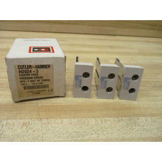 Cutler Hammer H2024-3 Overload Heater Element H2024 (Pack of 3)