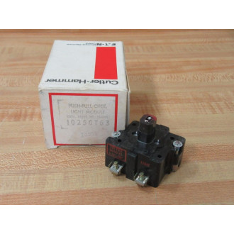 Cutler Hammer 10250T63 Eaton Push-Pull Light Module wo Bulb