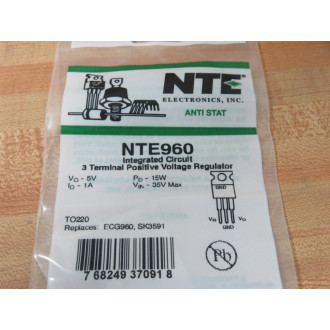 NTE NTE960 Integrated Circuit (Pack of 10)