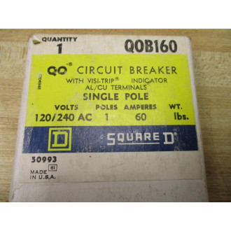 Square D Q0B160 Circuit Breaker