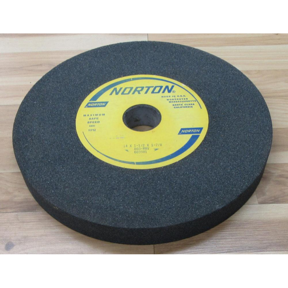 Norton A60-M8V Grinding Wheel 669981 - New No Box