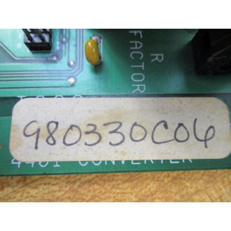 ISCO 05UM5001 4401 Converter - Used
