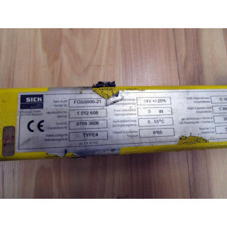 Sick FGSS900-21 Light Curtain Transmitter 1 012 608 - Used
