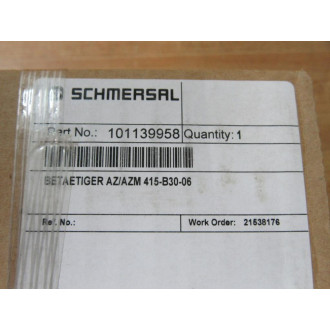 Schmersal 101139958 Safety Door Handle AZAZM 415-B30-06