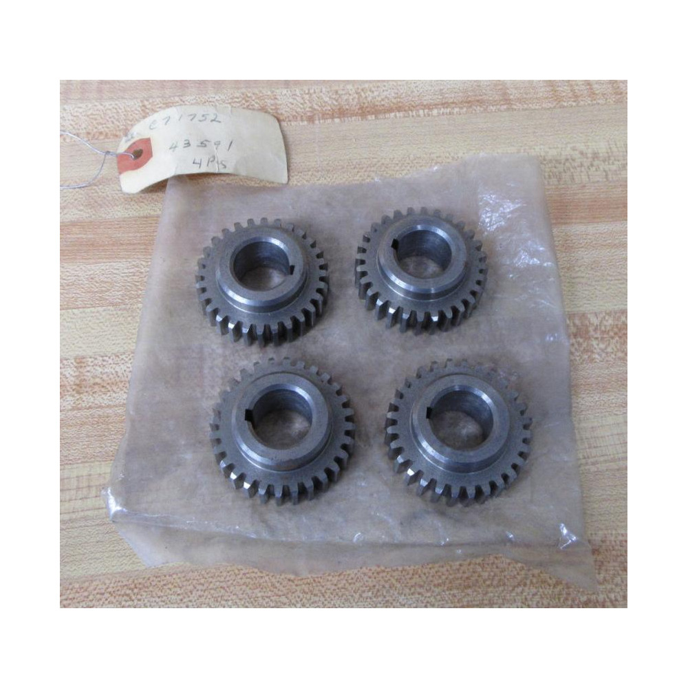 C71752 Gear 43591 Bore 1-1316" (Pack of 4)