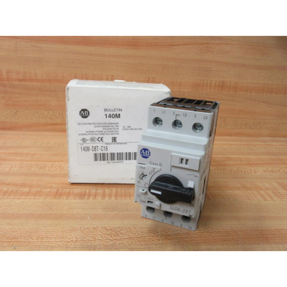 Siemens 140M-D8T-C16 Motor Protector Circuit Breaker 140MD8TC16