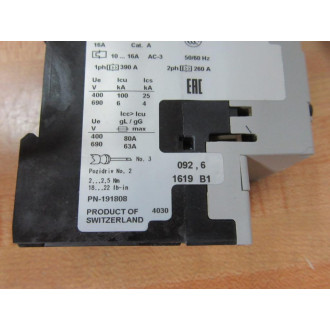 Siemens 140M-D8T-C16 Motor Protector Circuit Breaker 140MD8TC16