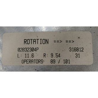 AEC 02832304P Pillow Block Blower