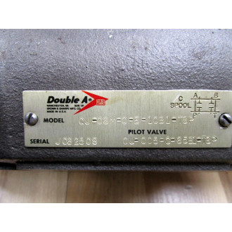 Double A QJ-06M-C-E-10B1-TSP Valve QJ-005-C-65BS-TSP - Used