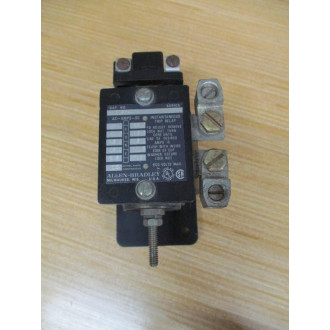Allen Bradley 809-A07E Instantaneous Trip Relay 809-AO7E Ser. A - Used