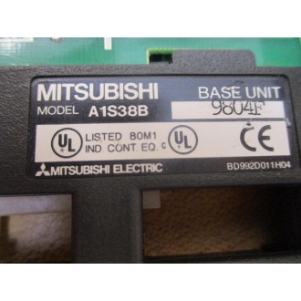 Mitsubishi AIS38B IO 8-Slot Rack Base Unit BD626E680G53A - Used