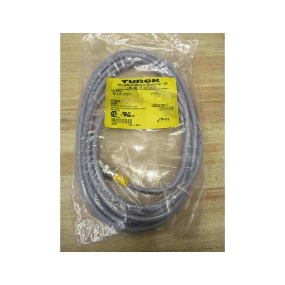 Turck RK 4.4TS618 Cord Set U2269