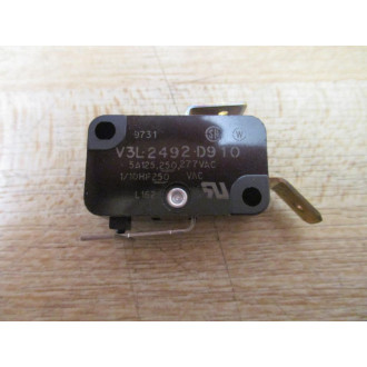 Honeywell  Micro Switch V3L-2492-D9-10 Limit Switch V3L2492D910 (Pack of 3) - New No Box