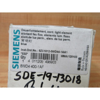 Siemens 8WD4 400-1AF Cont. Signal Column 8WD44001AF