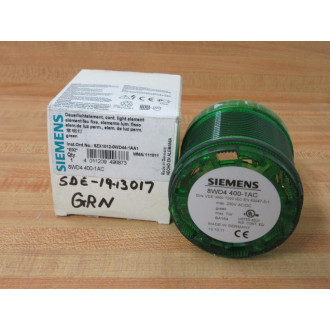 Siemens 8WD4 400-1AC Cont. Signal Column 8WD44001AC WO Light Element